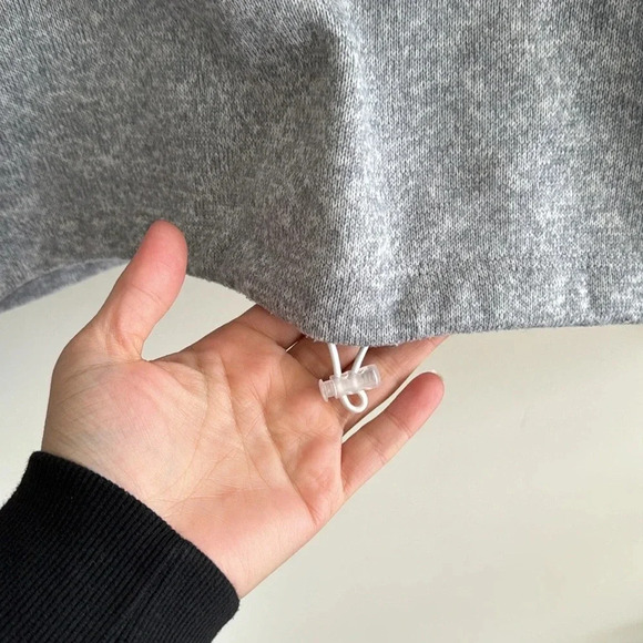 PINK Victoria's Secret Gray and White Sweatshirt - Picture 3 of 8